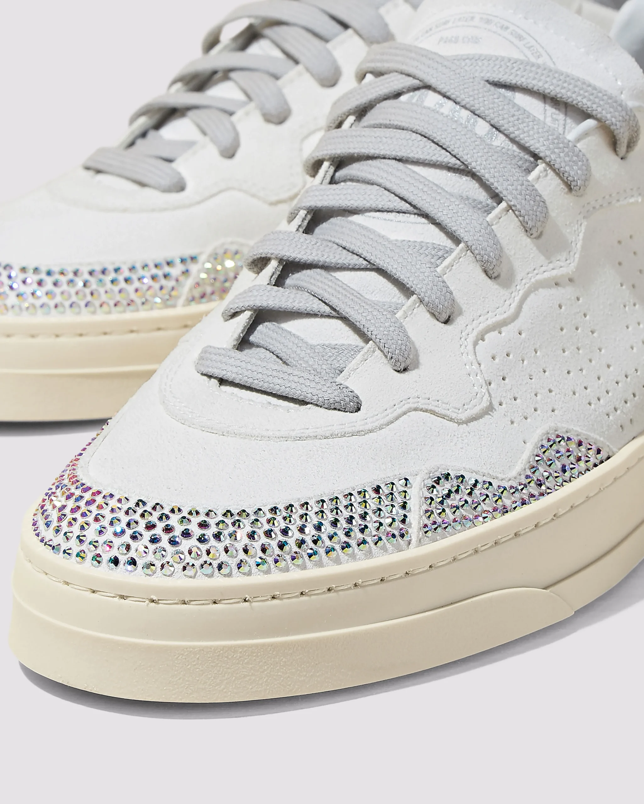 Women P448 Low Tops>Bali White/Strass