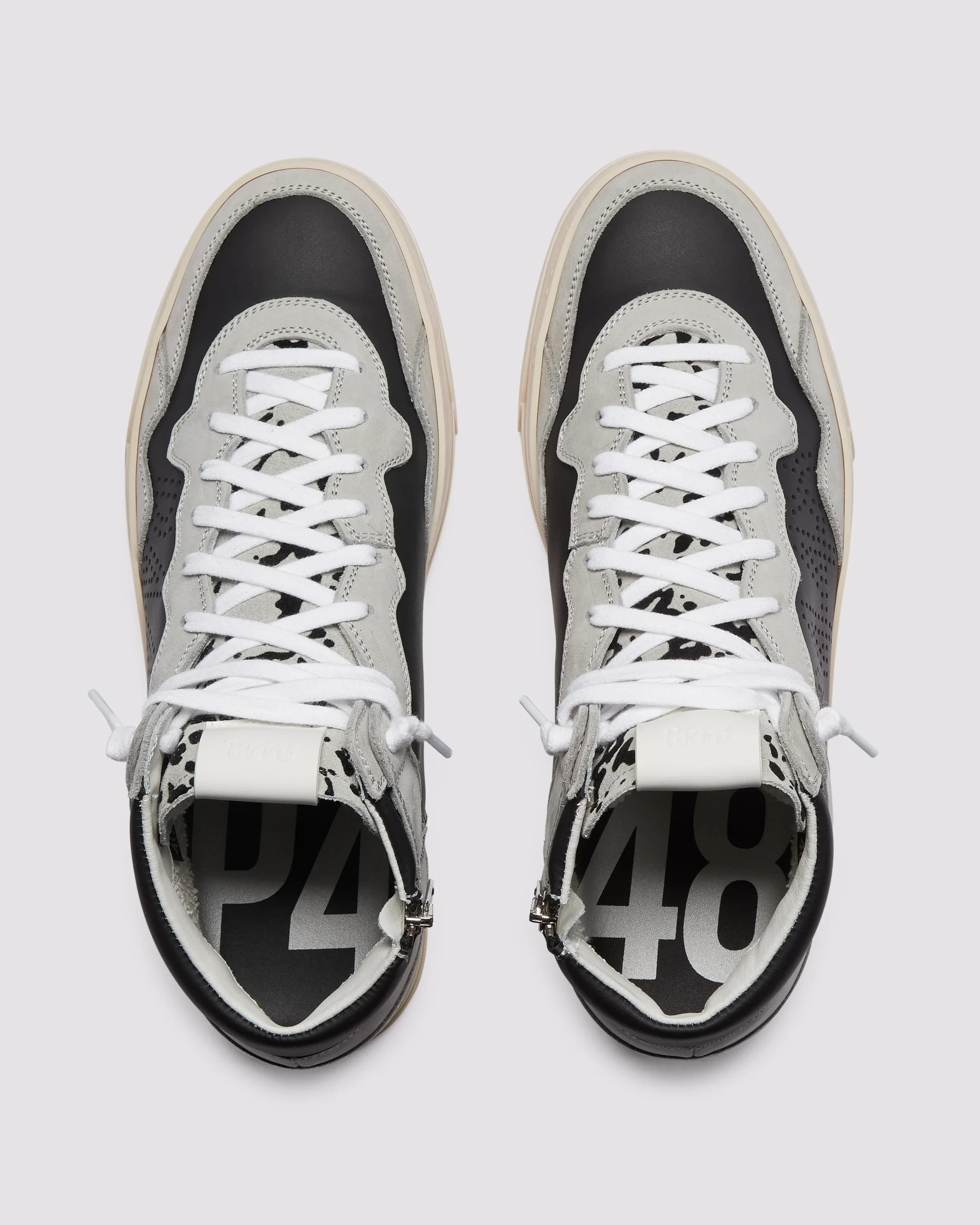 Women P448 High Tops>BaliHi Grey Spotted