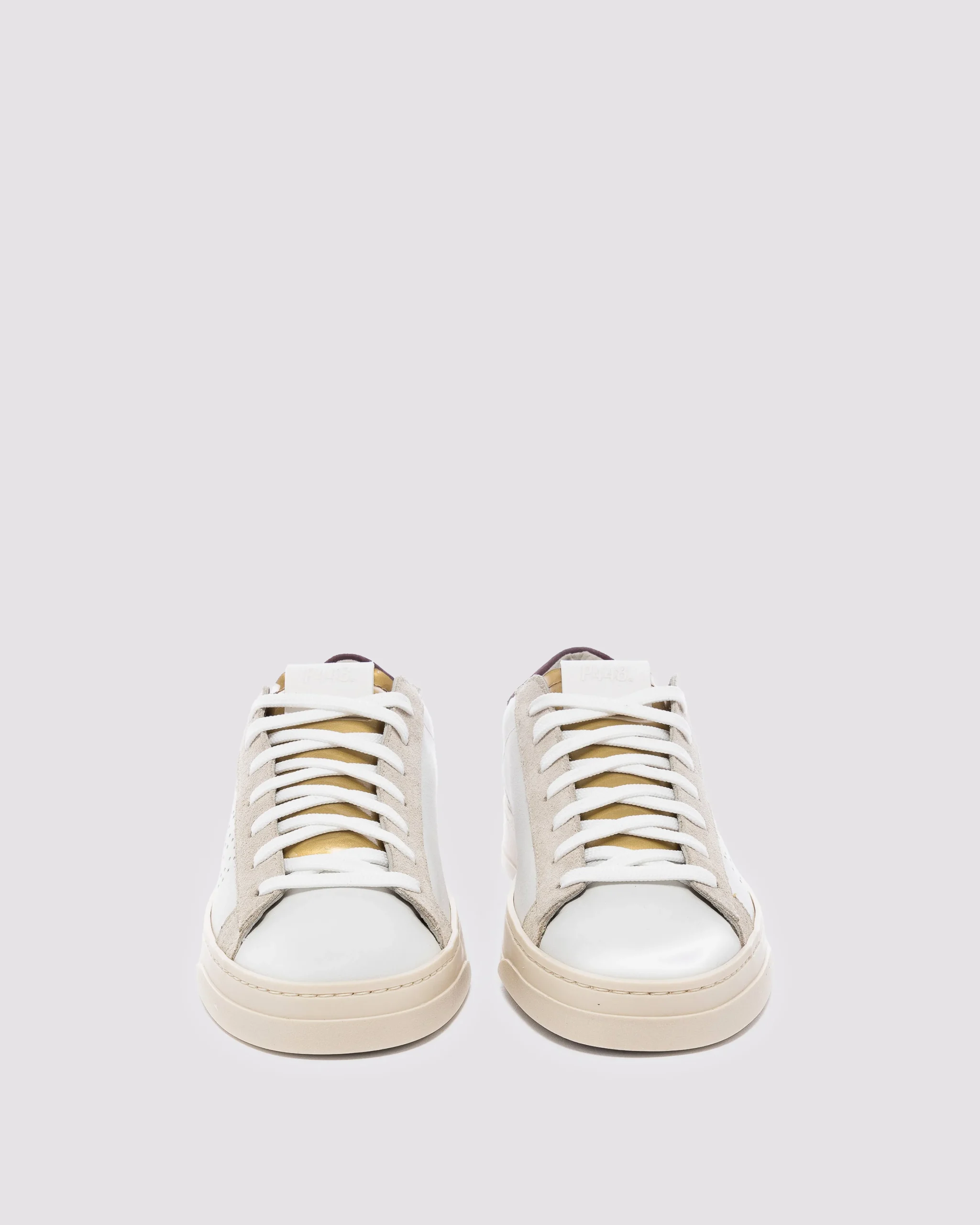 Women P448 Low Tops>Jack White/Gold