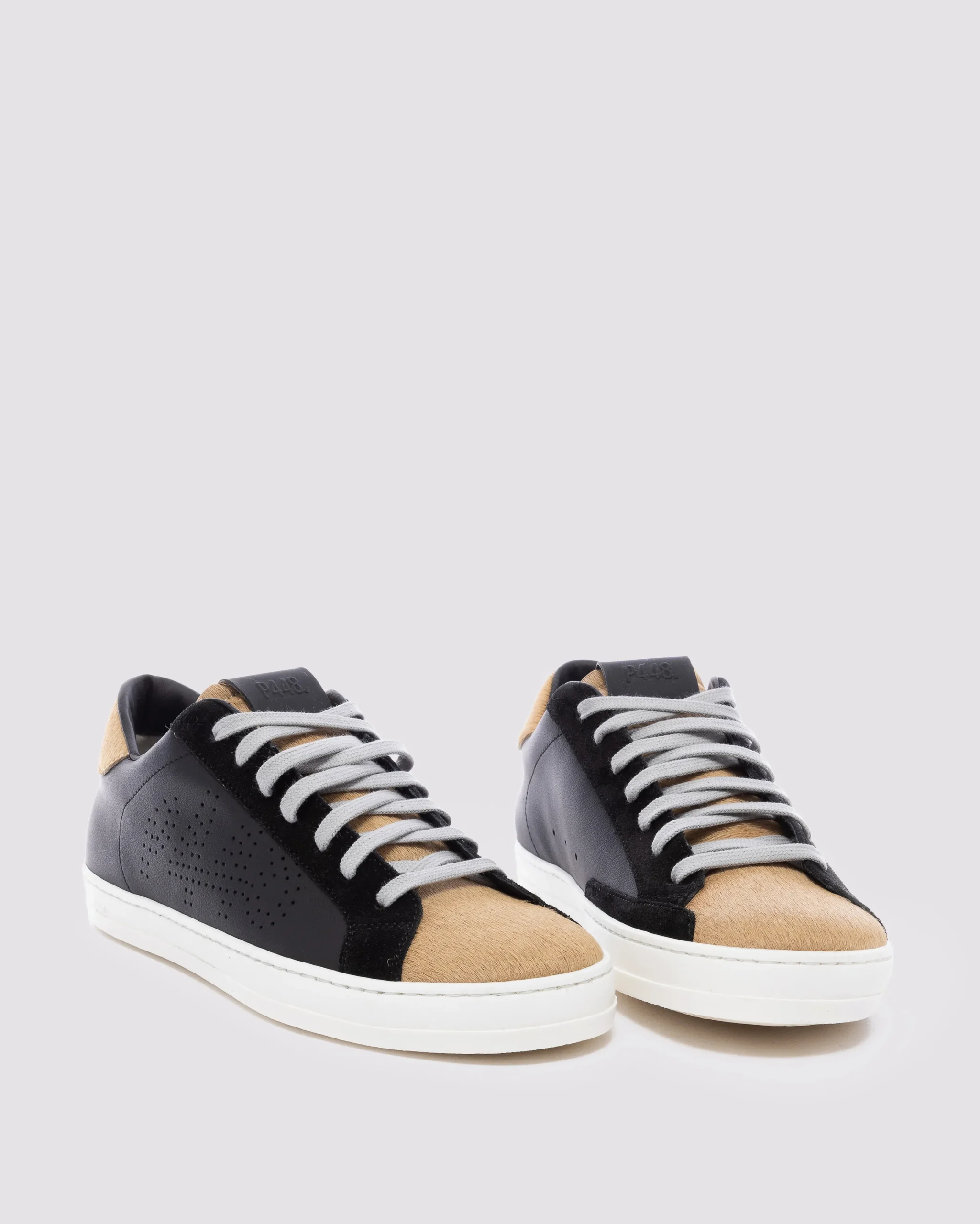 Women P448 Low Tops>John Grey/Brown