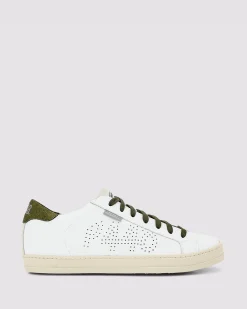 Women P448 Low Tops|Low Tops>John Lionfish White/Army