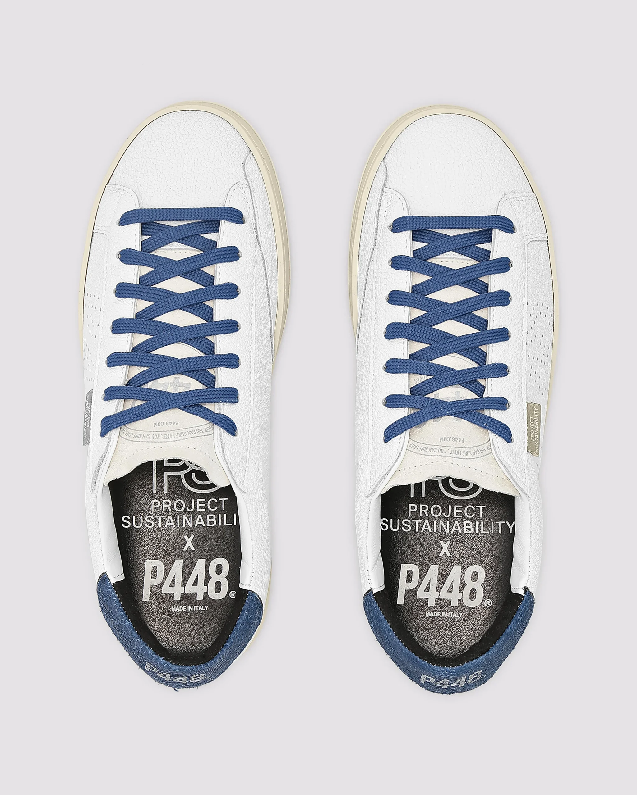 Women P448 Low Tops|Low Tops>John Lionfish White/Navy