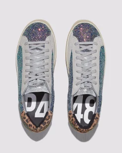 Women P448 Low Tops>John Multi/Glitter