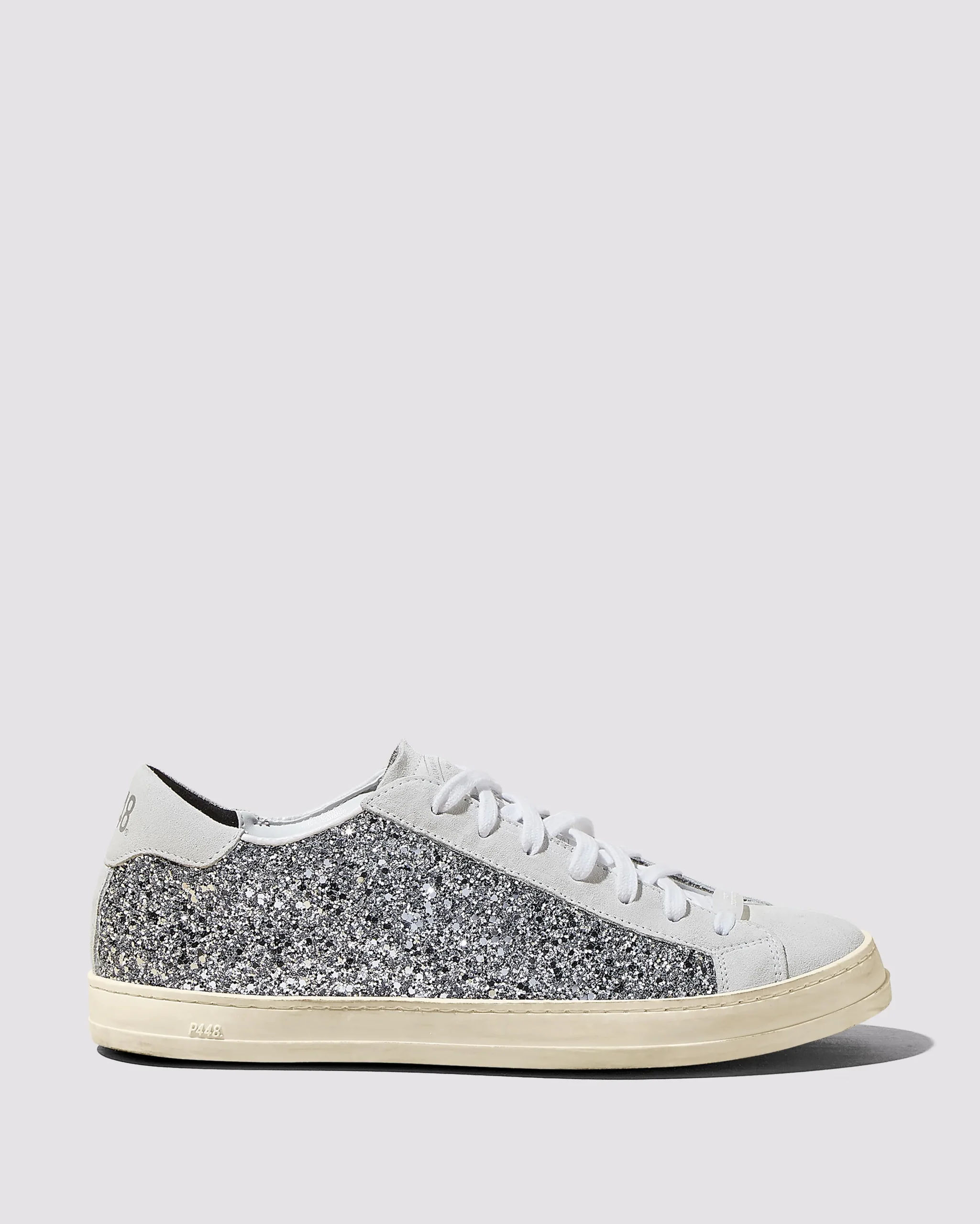 Women P448 Low Tops>John Recycled White/Silver
