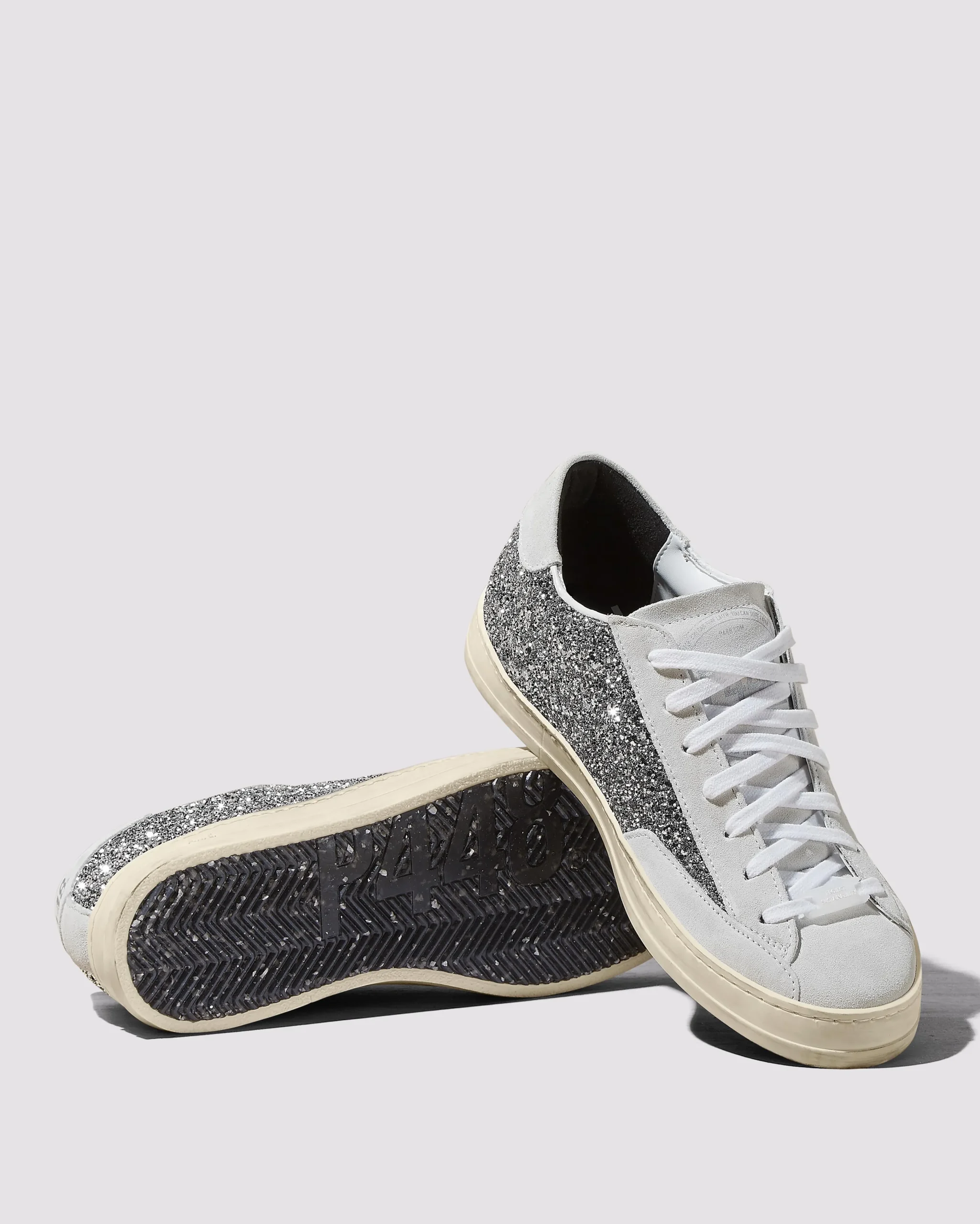 Women P448 Low Tops>John Recycled White/Silver
