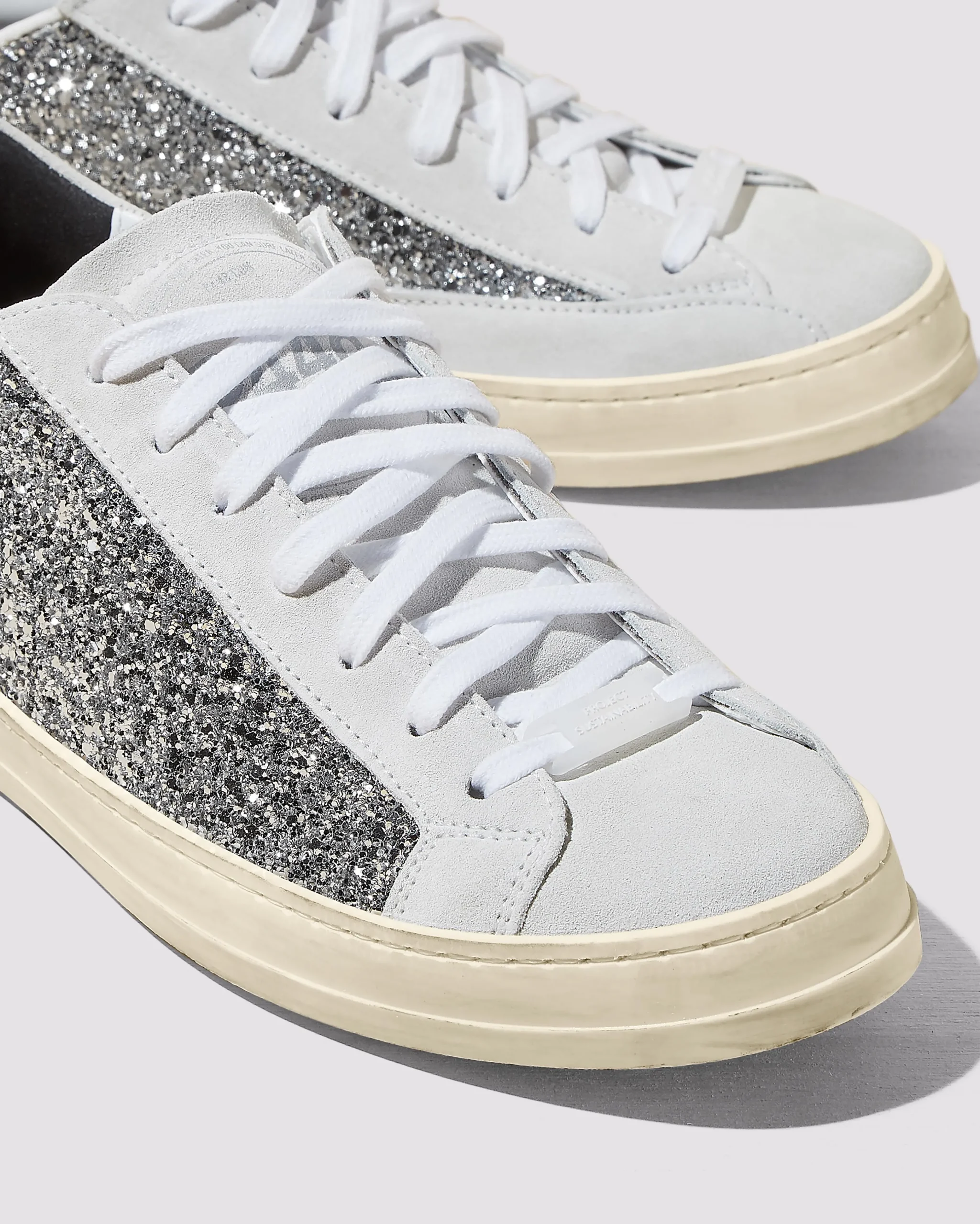 Women P448 Low Tops>John Recycled White/Silver