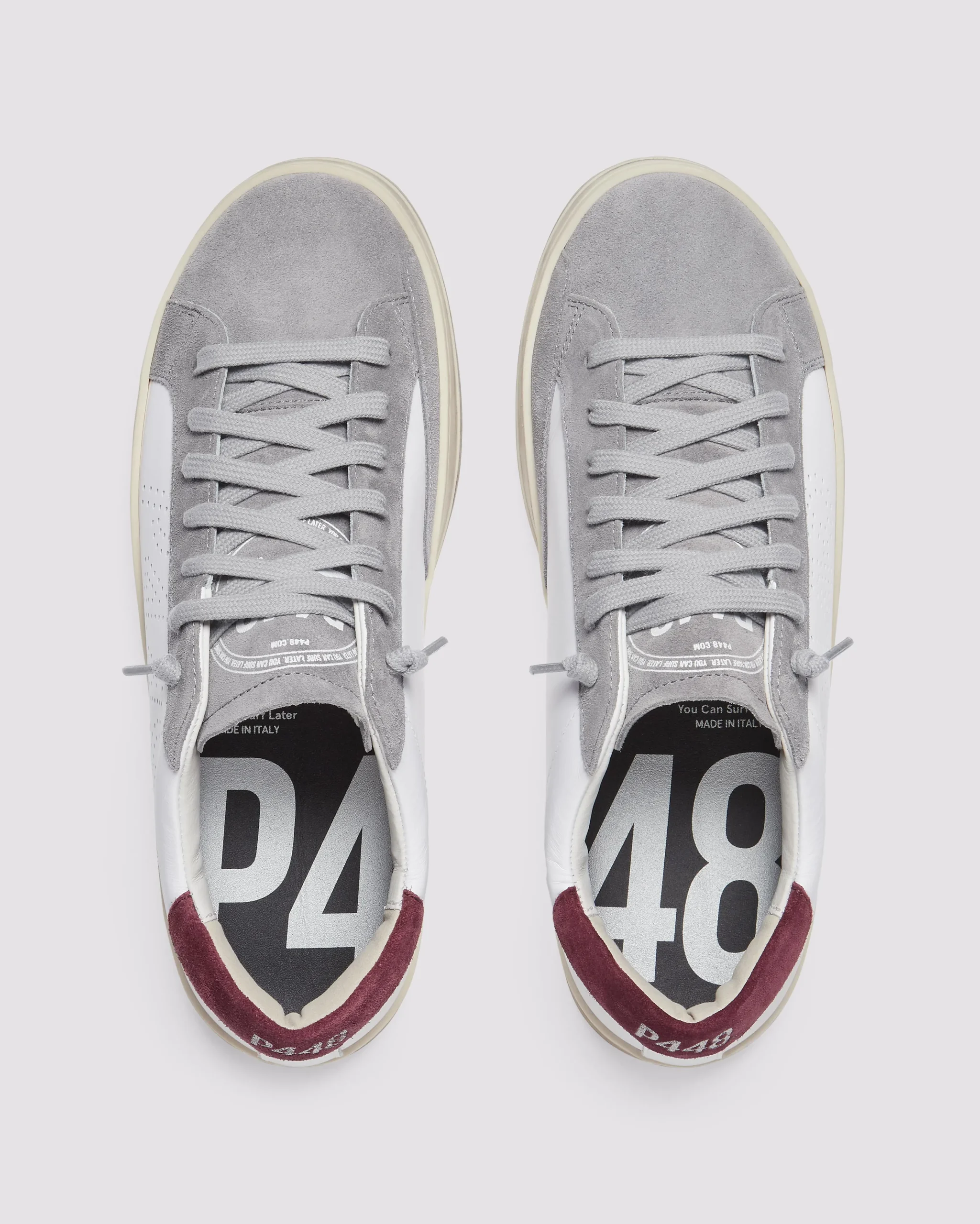 P448 Low Tops>John White/Burgundy
