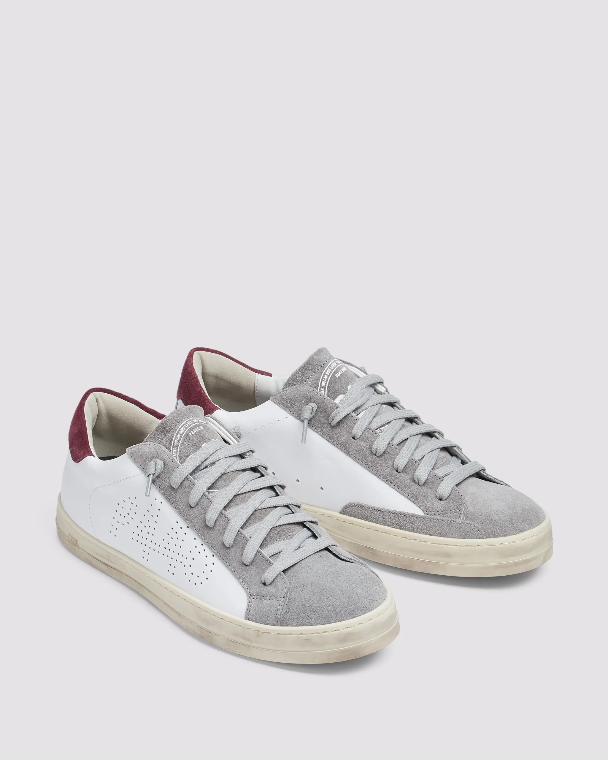 P448 Low Tops>John White/Burgundy