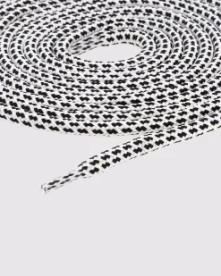 Women P448 Laces|Laces>Shoelaces White/Black Speckled