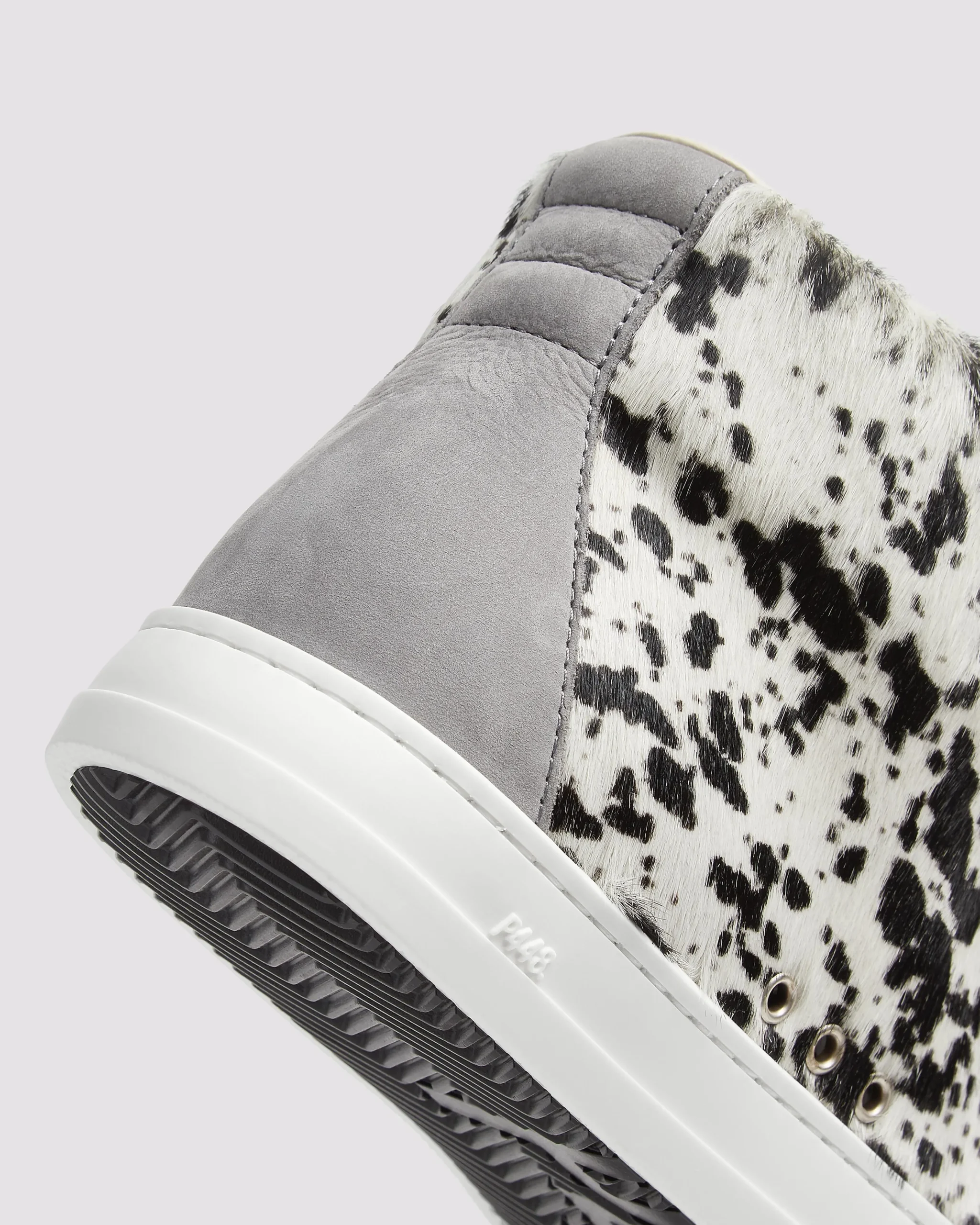Women P448 High Tops>Skate Grey Spotted