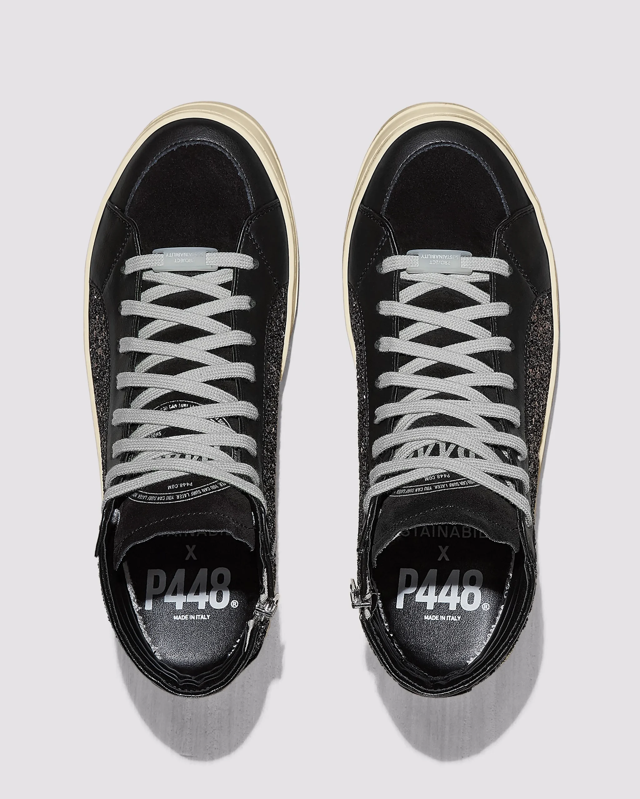Women P448 High Tops>Skate Recycled /Gun