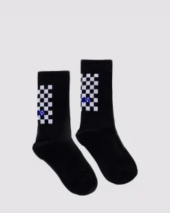 Women P448 Accessories|Accessories>Socks Black/Check