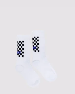 Women P448 Accessories|Accessories>Socks White/Check