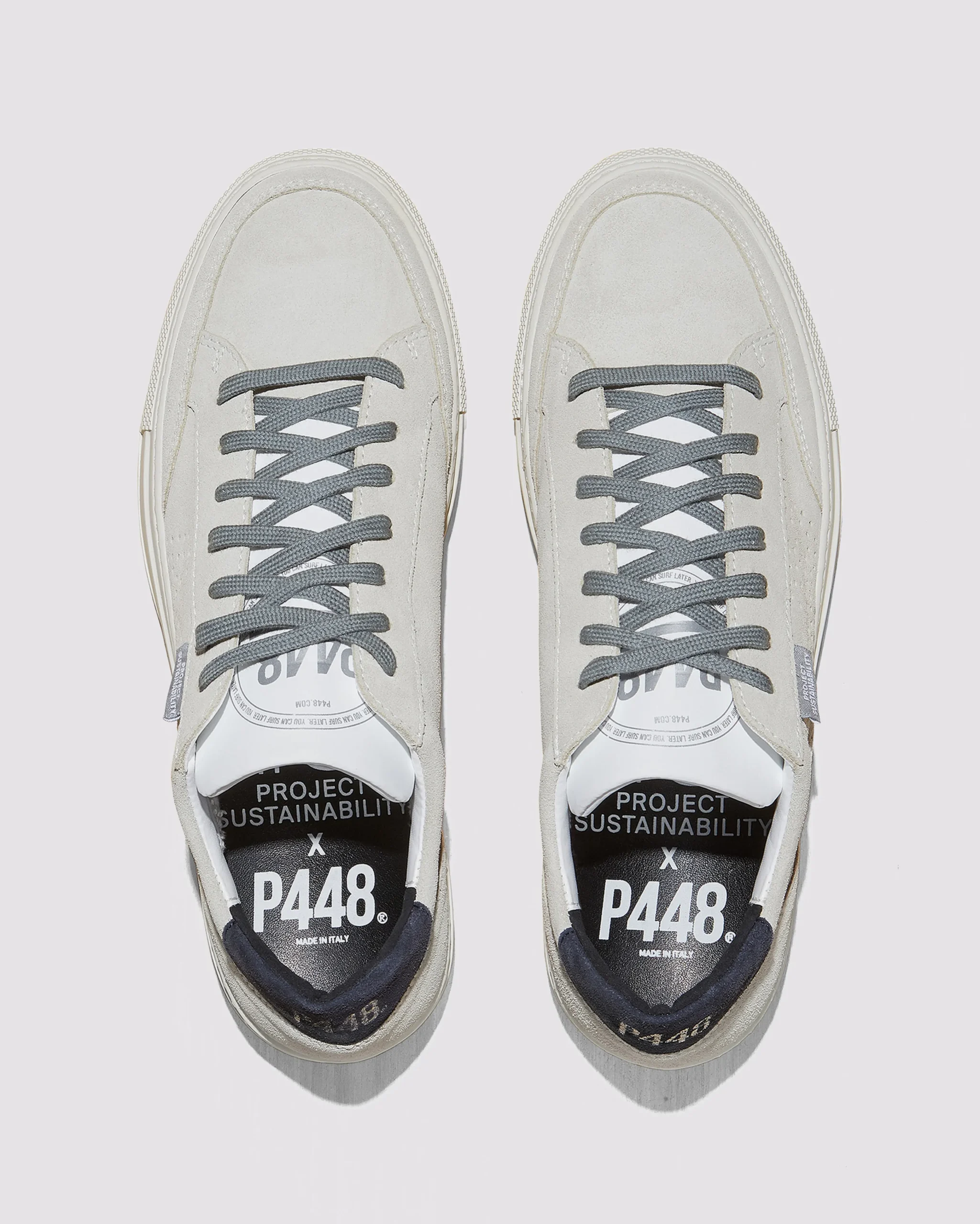 P448 Low Tops>Soho Recycled Suede Blue