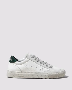 P448 Low Tops>Soho Recycled White/Green