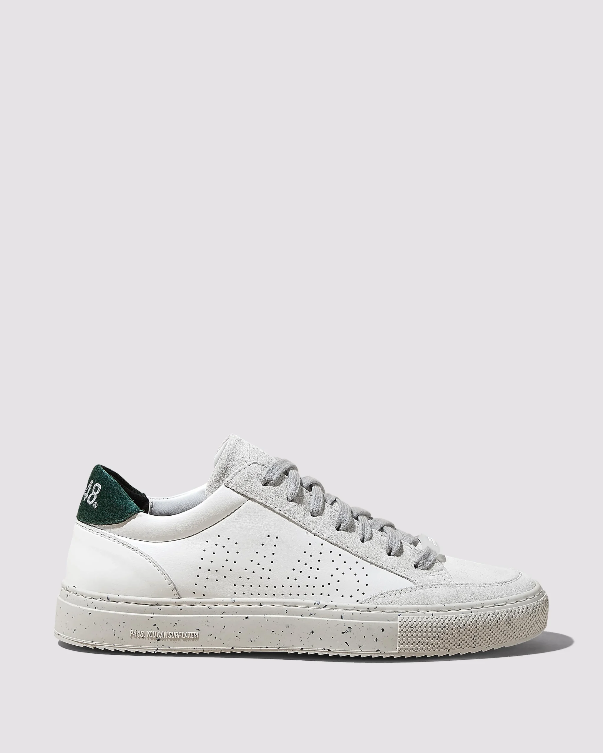 P448 Low Tops>Soho Recycled White/Green
