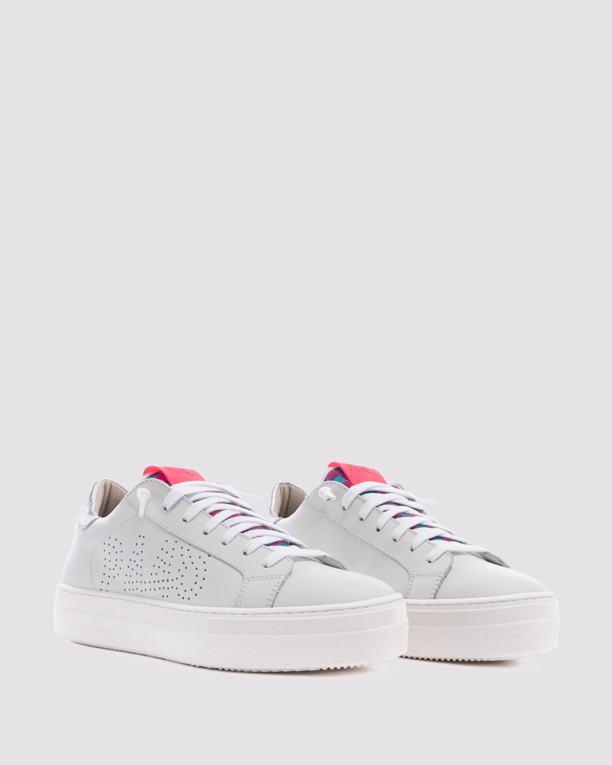 Women P448 Platforms|Low Tops>Thea Dama/White