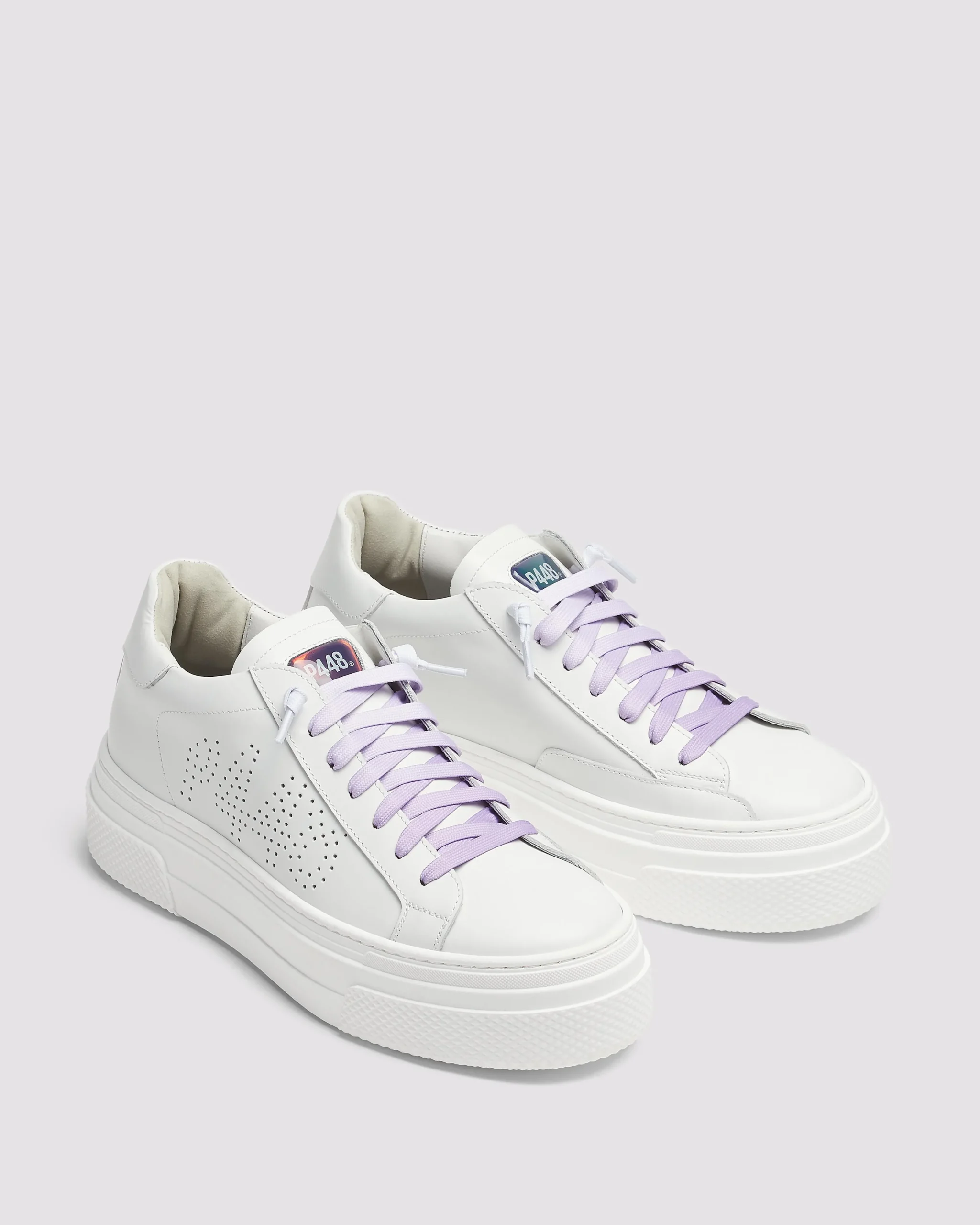Women P448 Platforms|Low Tops>Thea Platform White/UV