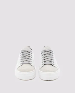 Women P448 Platforms|Low Tops>Thea White/Cheetah